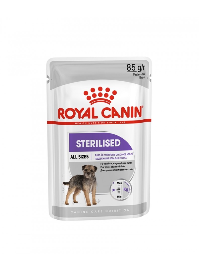 ROYAL CANIN DOG STERILISED - SAQUETA - 85gr - RC1179000
