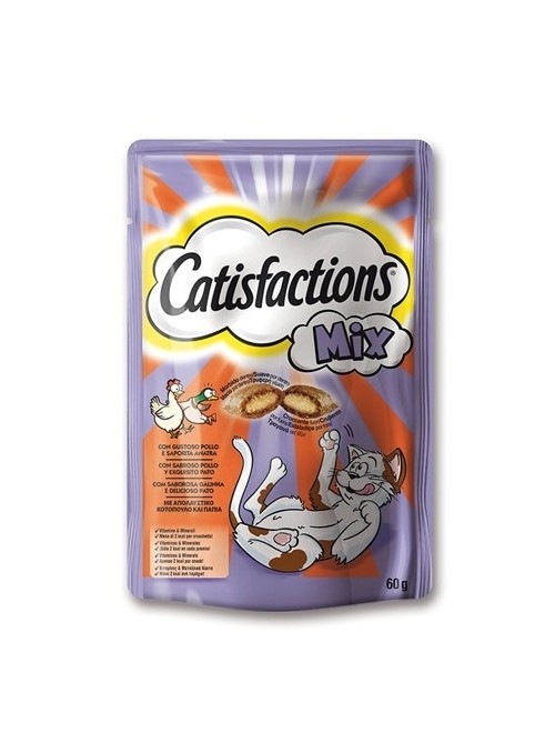 CATISFACTIONS SNACK GALINHA/PATO - 60gr - CA277523