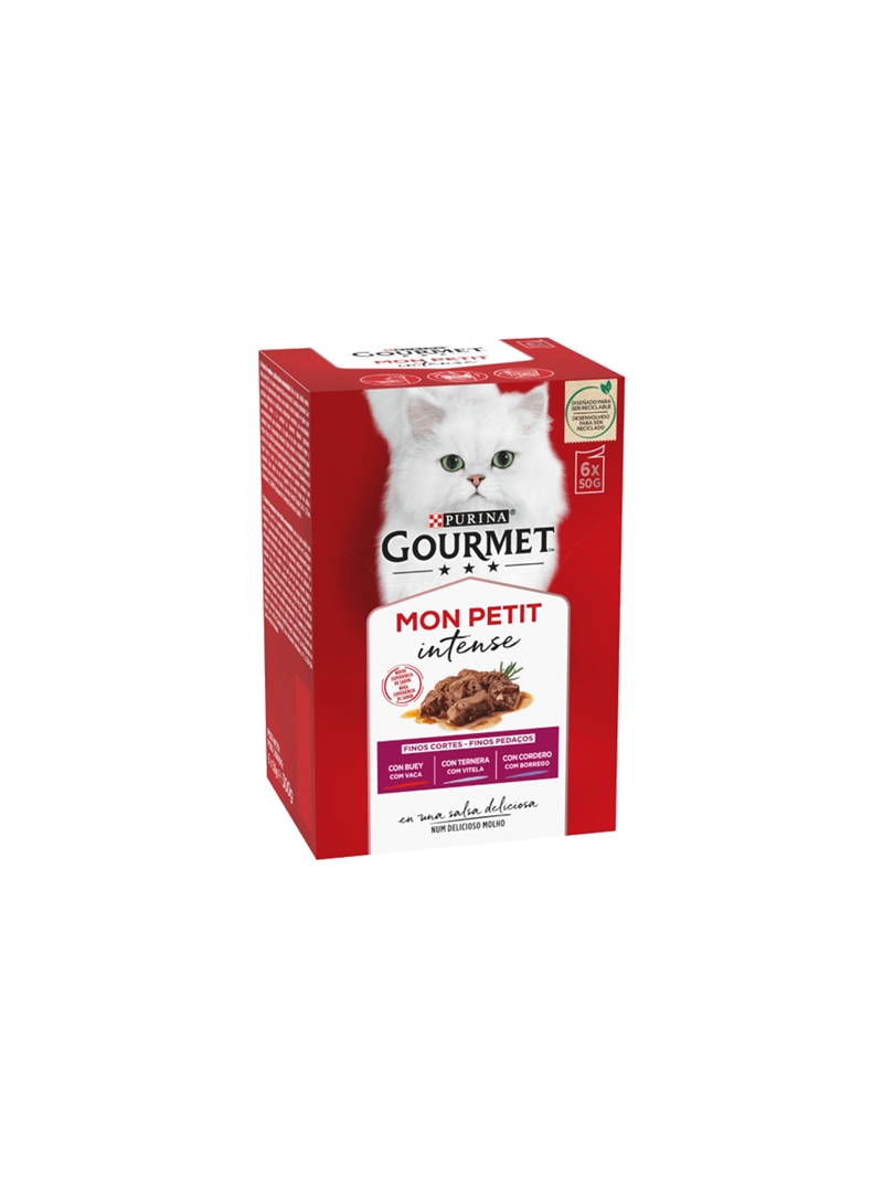 GOURMET MON PETIT - Vaca, Vitela e Borrego - 6 x 50gr - RAGOPET50 GOURMET MON PETIT - Vaca, Vitela e Borrego - 6 x 50gr - RAGOPET50
