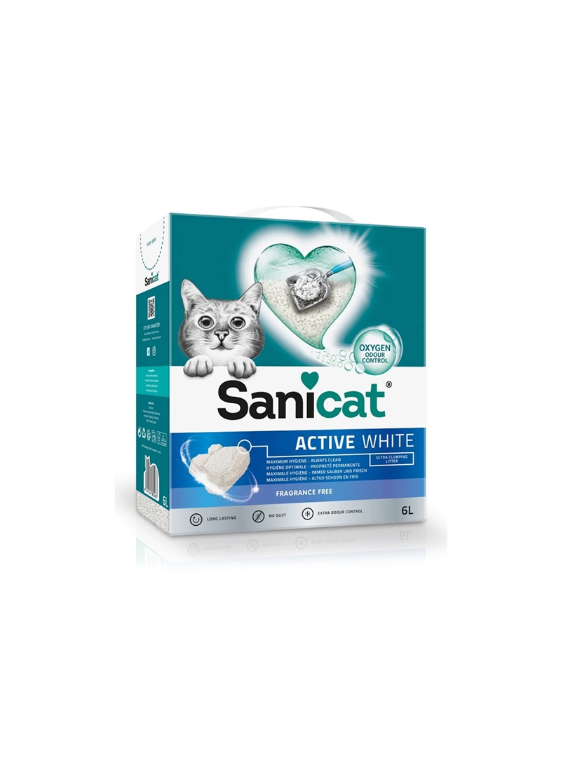 SANICAT ACTIVE WHITE FRAGRANCE FREE - 6 litros - 760705