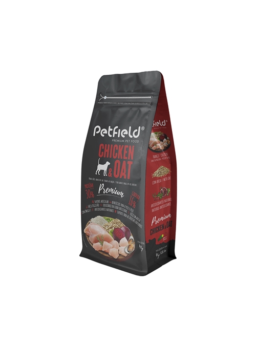 PETFIELD PREMIUM DOG ADULT CHICKEN AND OAT - 18KG - PETFLD2012
