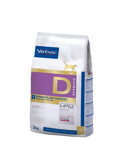 VIRBAC CAT D1 - DERMATOLOGY SUPPORT - 3kg - RACCD13D