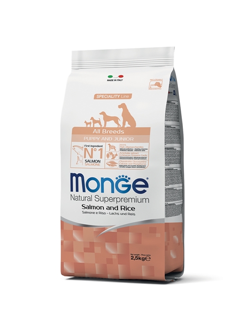 MONGE SPECILITY LINE PUPPY SALMON - 2,5kg - 0406052015