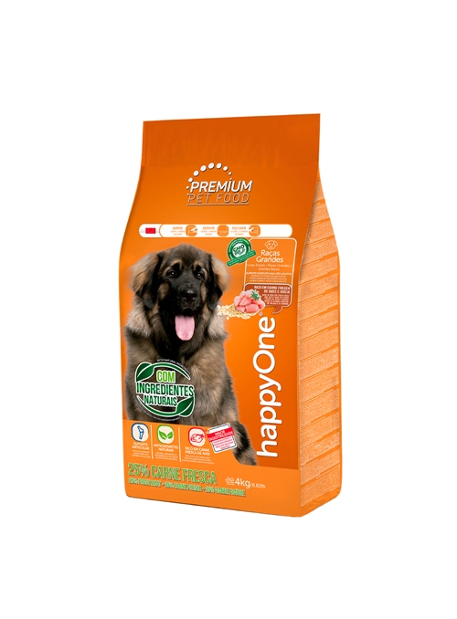 HAPPYONE PREMIUM DOG ADULT RAÇAS GRANDES - 4kg - HOP008-01