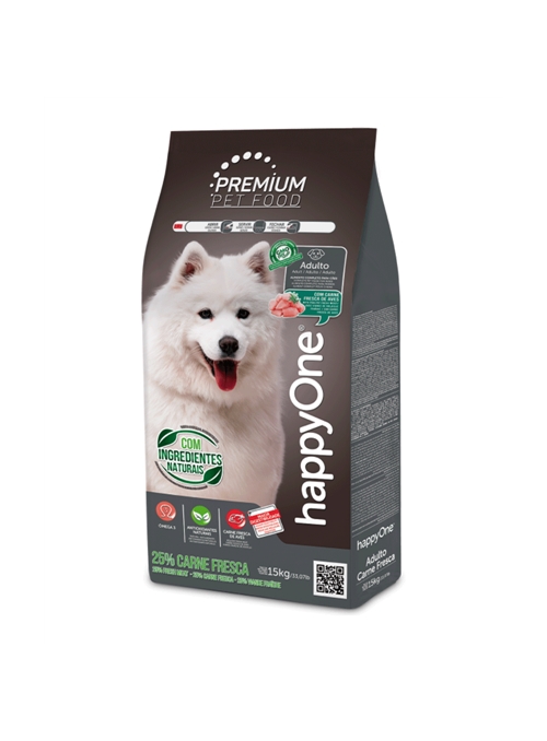 HAPPYONE PREMIUM DOG ADULT CARNE FRESCA - 4kg - HOP001-01