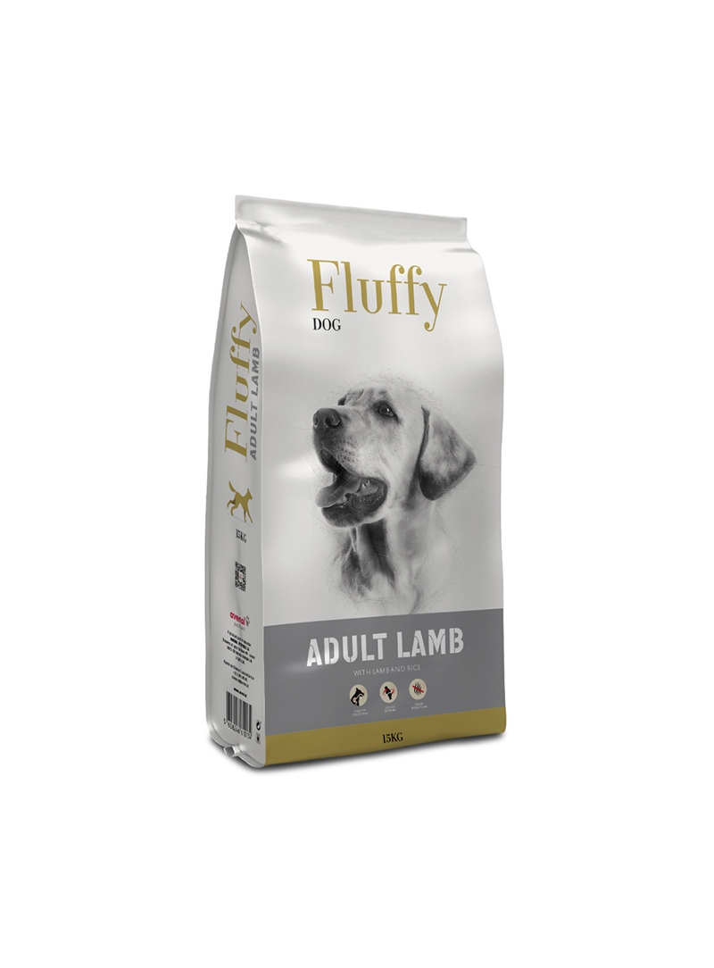 FLUFFY DOG ADULT LAMB - 15kg - F300115