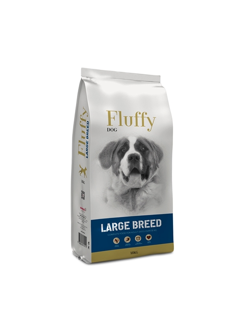 FLUFFY DOG ADULT LARGE BREED - 18kg - F801018