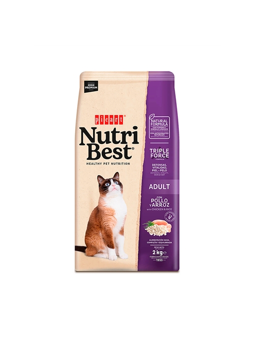 PICART NUTRIBEST CAT ADULT CHICKEN - 2kg - NUTBGAF2