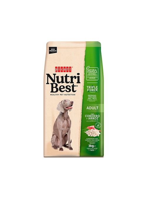PICART NUTRIBEST LAMB & RICE CANINE - 3kg - NUTBADLR3