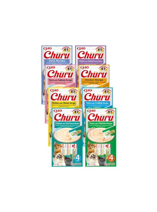 CHURU CAT CREAMY TREAT - Atum - 4 x 14gr - IN0101