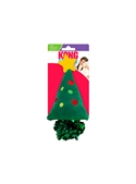 KONG HOLIDAY CAT CRACKLES CHRISTMAS TREE - 15cm #1 - H23C144
