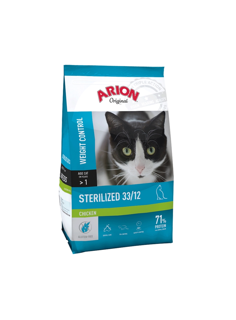 ARION ORIGINAL CAT STERILIZED CHICKEN - 7,5kg - F07975