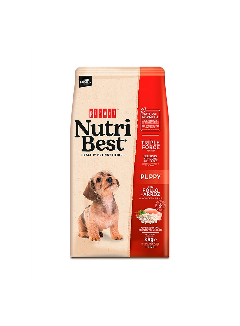 PICART NUTRIBEST PUPPY - 3kg - NUTBP3