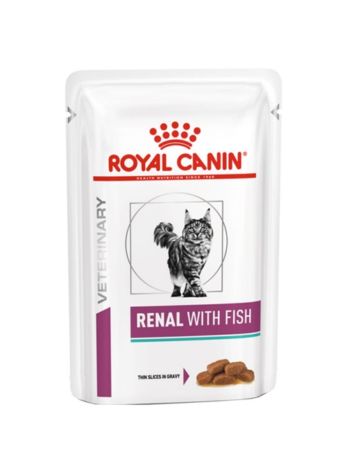 ROYAL CANIN CAT RENAL WITH FISH - GRAVY - 85gr - RC4067001