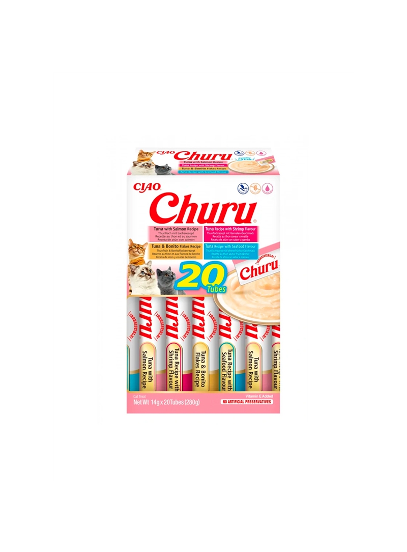 CHURU CAT BOX VARIEDADES DE MARISCO - Marisco - 20 x 14gr - EU126 CHURU CAT BOX VARIEDADES DE MARISCO - Marisco - 20 x 14gr - EU126