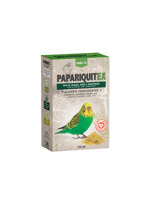 PAPARIQUITEX - PAPA P/ PERIQUITOS - 250gr - PPEX0190