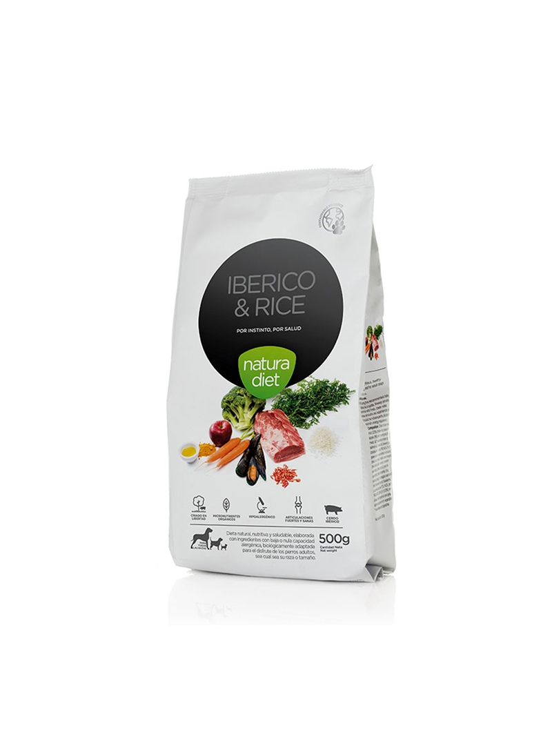 NATURA DIET IBERICO & RICE - 12Kg - DN1250 NATURA DIET IBERICO & RICE - 12Kg - DN1250
