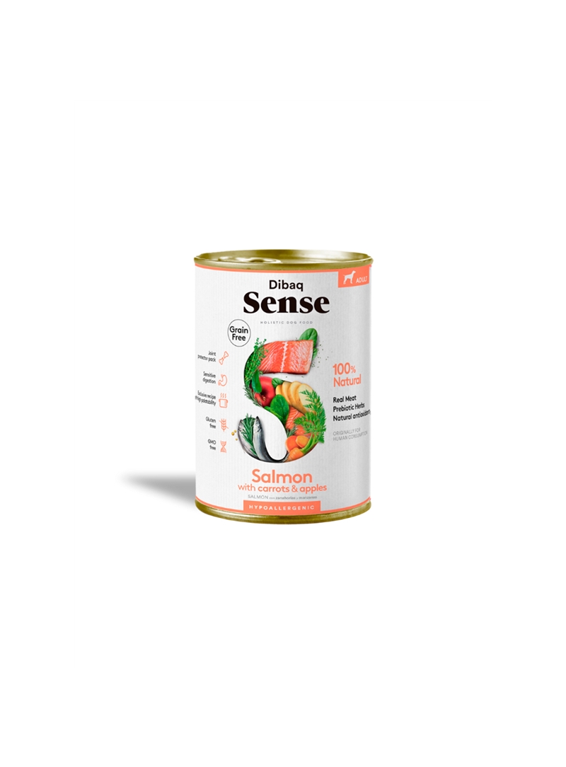 DIBAQ SENSE DOG GRAIN FREE SALMON WET - 380gr - D5999N