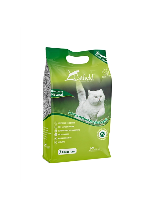 CATFIELD AREIA NATURAL - 7 litros - CATFLD041
