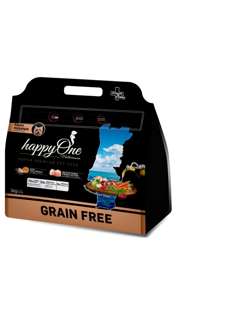 HAPPYONE MEDITERRANEUM SMALL BREEDS CANINE - 3kg - MEDIT003-01