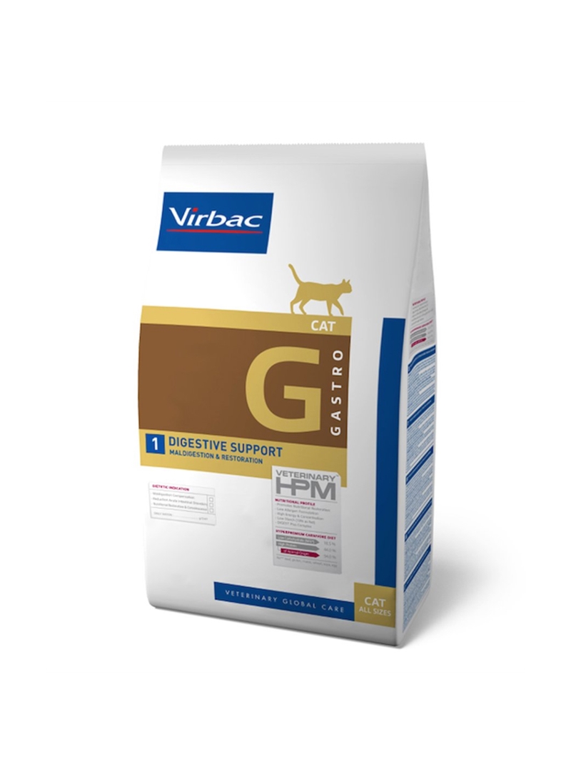VIRBAC CAT G1 - DIGESTIVE SUPPORT - 1,5kg - RACCG11K