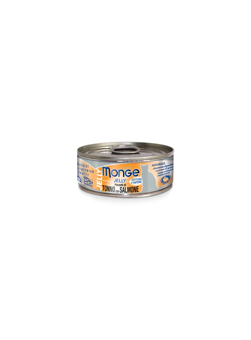 MONGE CAT JELLY - Atum e Salmão - 80gr - MO5979