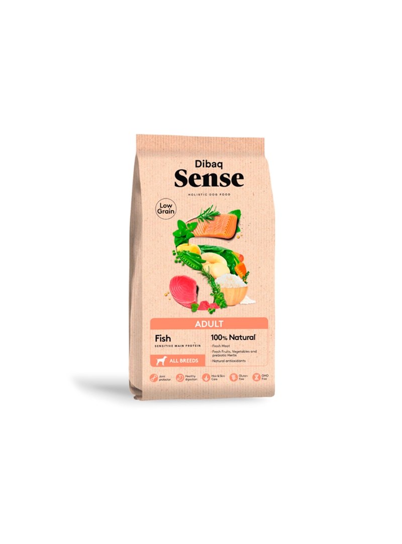 DIBAQ SENSE DOG ADULT LOW GRAIN SALMON TUNA - 12kg - D7048N DIBAQ SENSE DOG ADULT LOW GRAIN SALMON TUNA - 12kg - D7048N