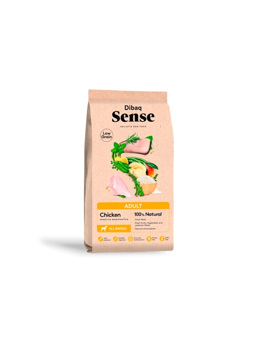 DIBAQ SENSE DOG ADULT LOW GRAIN CHICKEN - 2kg - D7030N