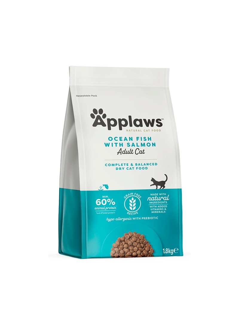 APPLAWS CAT ADULT OCEAN FISH/SALMON - 1,8kg - A4027C