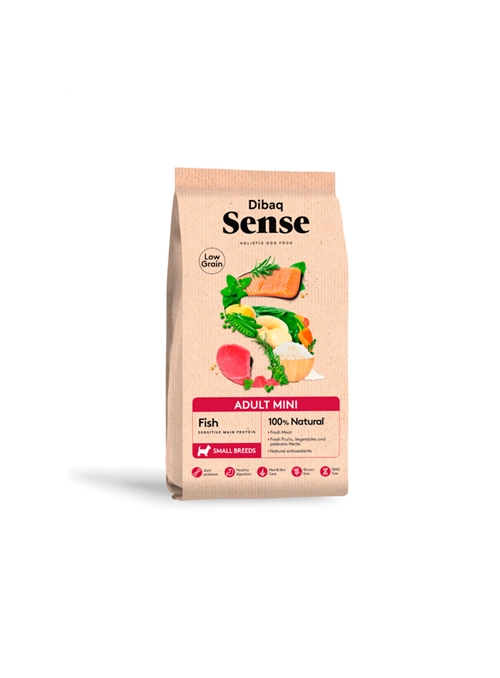 DIBAQ SENSE DOG ADULT MINI LOW GRAIN FISH - 2kg - D7049N