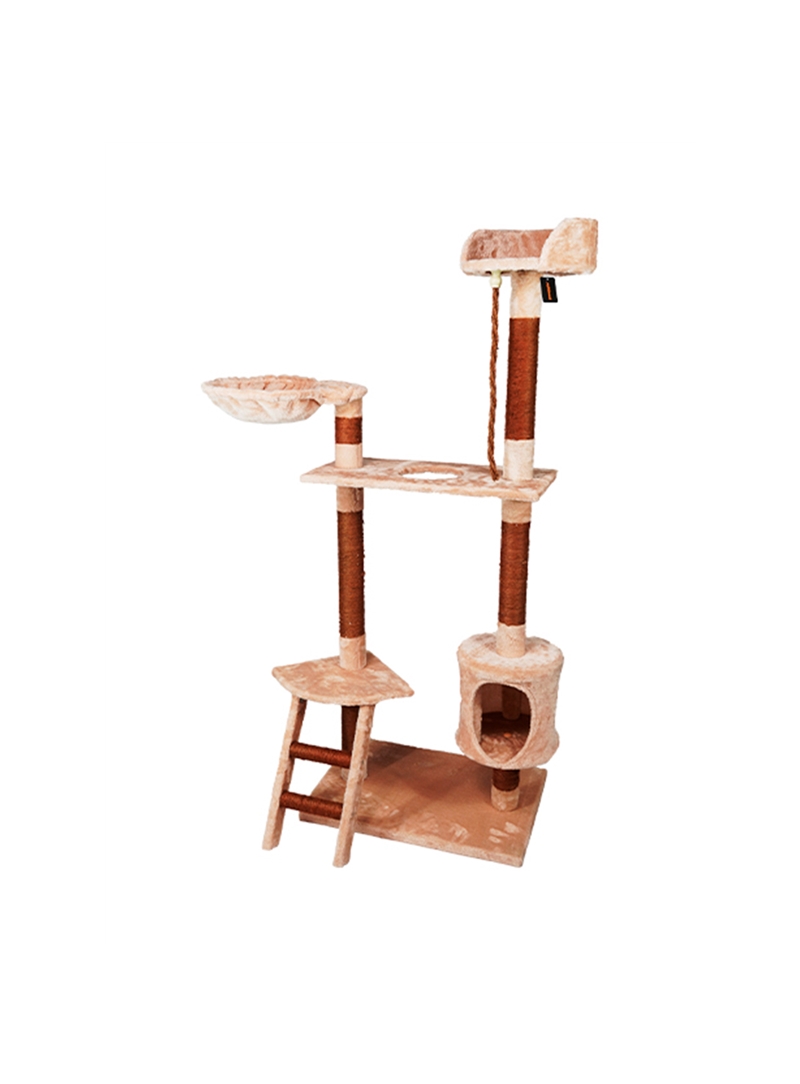 PAWPPIN ARRANHADOR PERSA - 60 x 40 x 152cm - Bege - PP20116