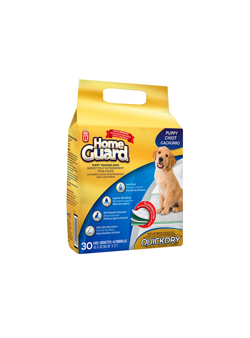 DOG IT HOME GUARD TAPETE RESGUARDO ABSORVENTE - 45 x 30cm - 30 unidades - 70593 DOG IT HOME GUARD TAPETE RESGUARDO ABSORVENTE - 45 x 30cm - 30 unidades - 70593