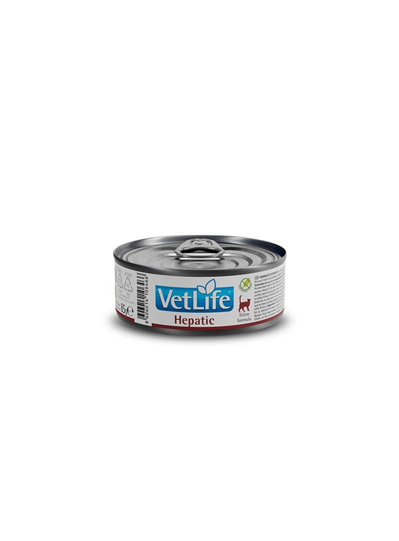FARMINA VET LIFE HEPATIC FELINE LATA - 85gr - VLFHPLP