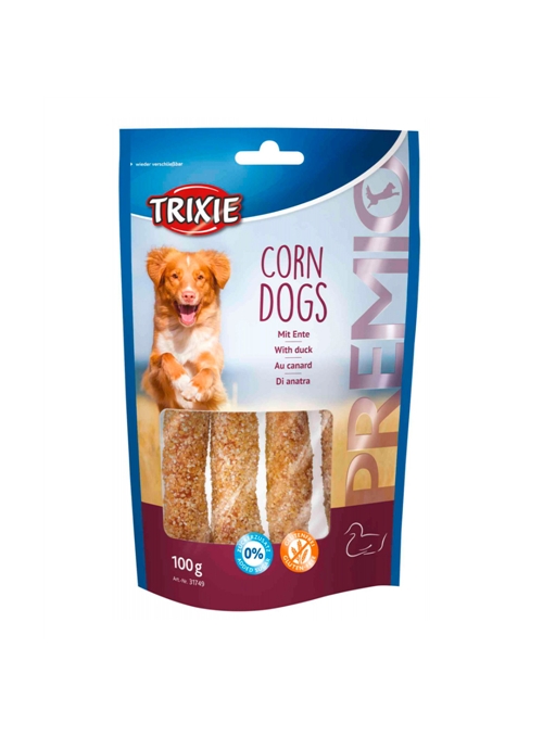 TRIXIE DOG PREMIO CORN DOGS - Pato - 100gr - TX31749