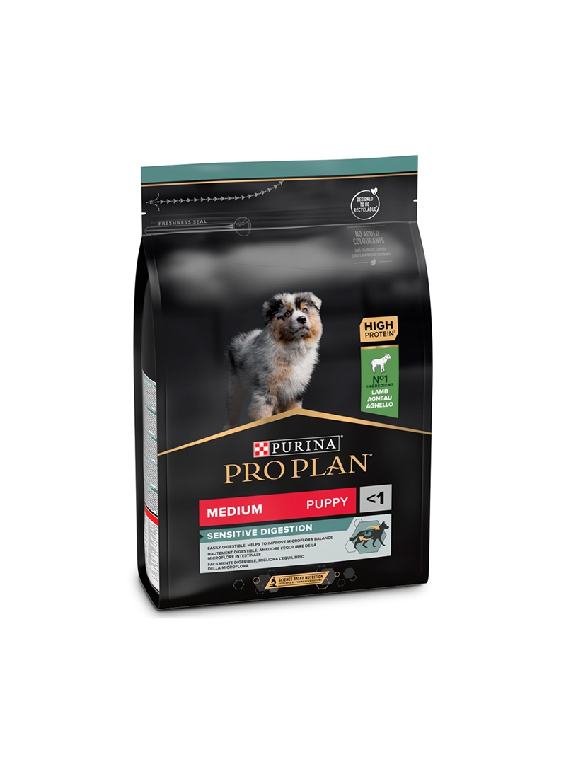 PRO PLAN MEDIUM PUPPY SENSITIVE DIGESTION BORREGO - 3kg - PP78099 PRO PLAN MEDIUM PUPPY SENSITIVE DIGESTION BORREGO - 3kg - PP78099