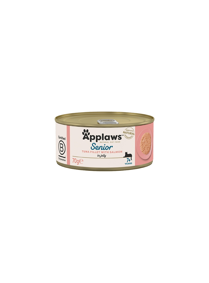 APPLAWS CAT SENIOR - LATA - Atum e Salmão - 70gr - A100432