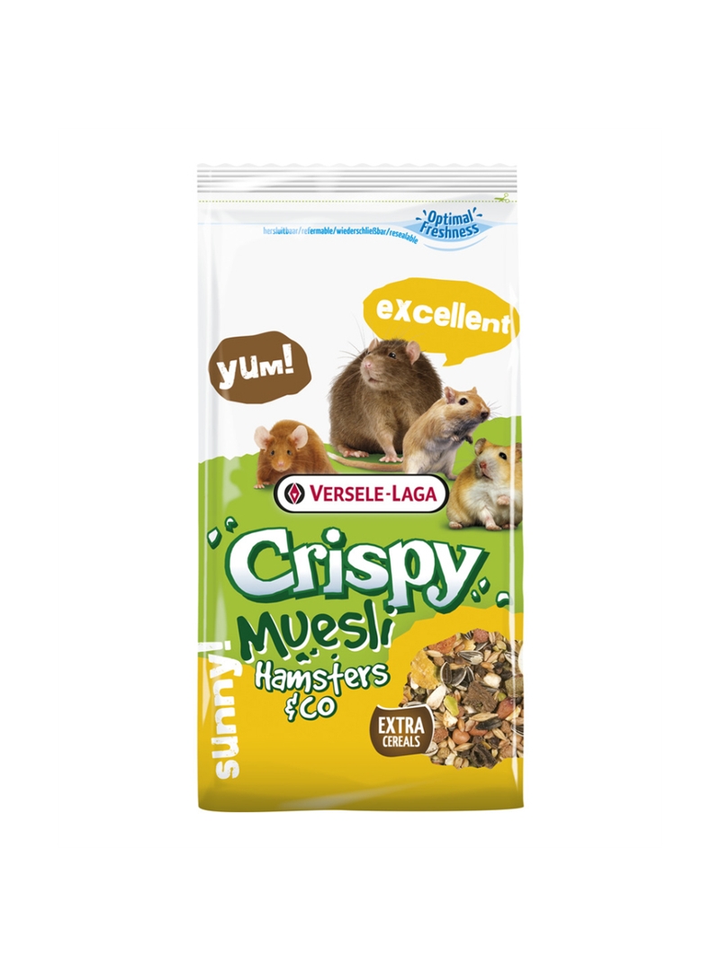 VERSELE LAGA - CRISPY MUESLI - HAMSTERS & CO - 1kg - IB461721 VERSELE LAGA - CRISPY MUESLI - HAMSTERS & CO - 1kg - IB461721