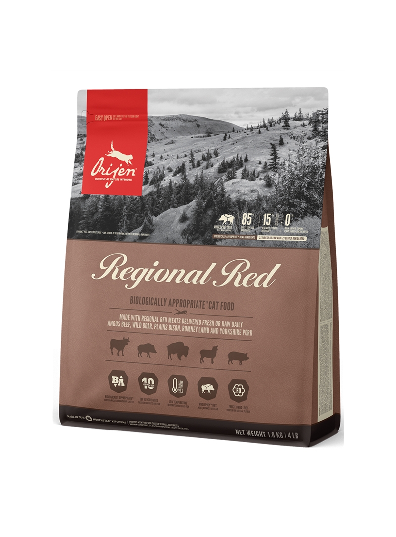 ORIJEN DRY REGIONAL RED CAT & KITTEN - 340gr - ORD206 ORIJEN DRY REGIONAL RED CAT & KITTEN - 340gr - ORD206