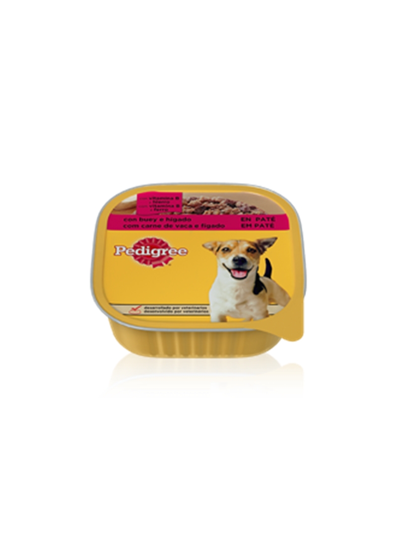 PEDIGREE | TRAY VACA E FIGADO - 300gr - PE101910 PEDIGREE | TRAY VACA E FIGADO - 300gr - PE101910