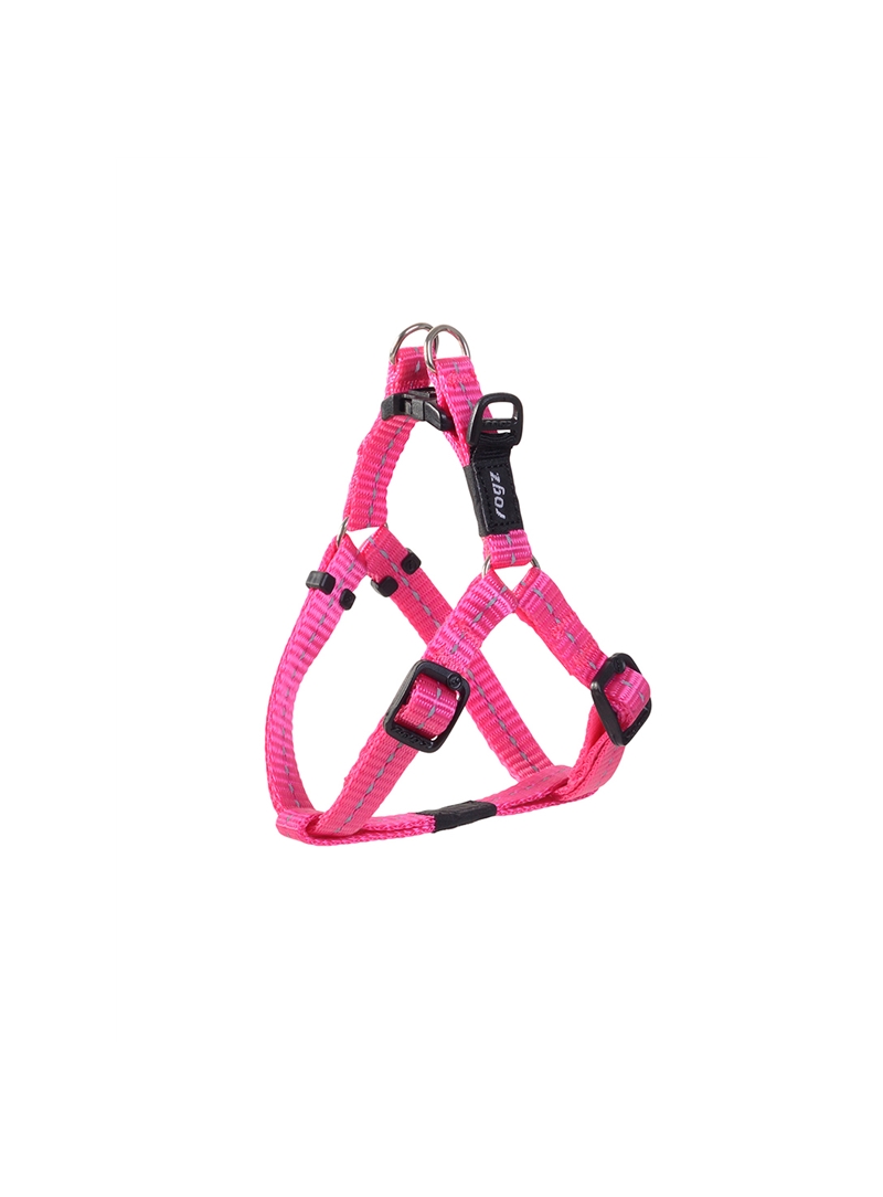 ROGZ PEITORAL STEP-IN CLASSIC UTILITY REFLECTIVE ROSA - Rosa - S - RSSJ14K