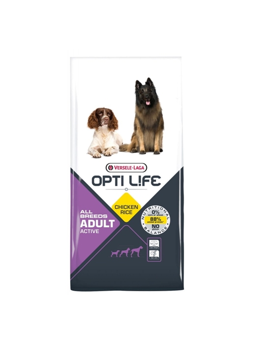 OPTILIFE ADULT ACTIVE ALL BREED - 12,5kg - OL431132