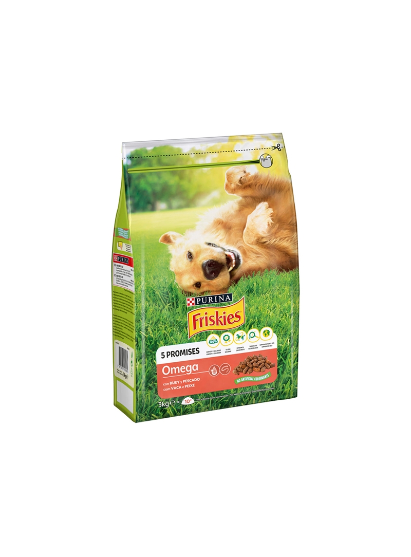 FRISKIES CÃO OMEGA | CARNE & PEIXE - 3kg - F12238966 FRISKIES CÃO OMEGA | CARNE & PEIXE - 3kg - F12238966