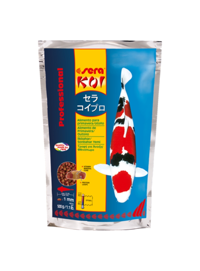 SERA KOI PROFESSIONAL ALIMENTO DE PRIMAVERA/OUTONO - 500gr - SE07011