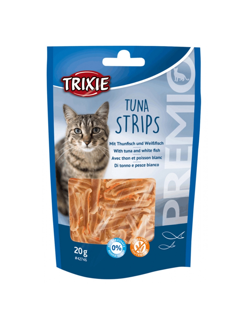 TRIXIE CAT SNACK PREMIO TUNA STRIPS - 20gr - TX42746