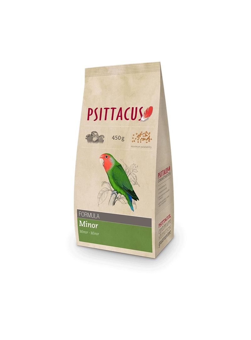 PSITTACUS FÓRMULA MANUTENÇÃO MINOR - 450gr - PI4010 PSITTACUS FÓRMULA MANUTENÇÃO MINOR - 450gr - PI4010
