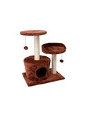 NOBLEZA ARRANHADOR ÁRVORE ASSIMÉTRICO - Castanho - NBZ3928