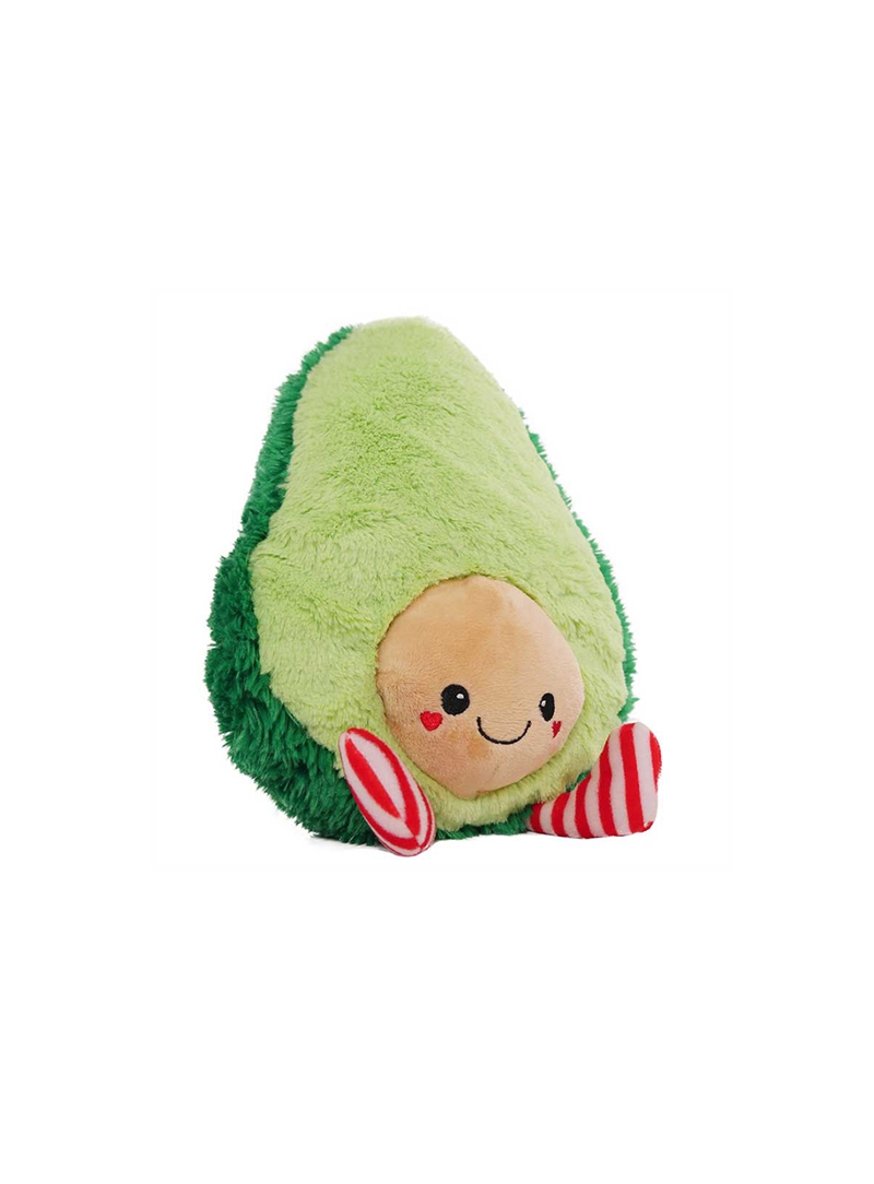 ROSEWOOD CHRISTMAS AVOCADO PLUSH DOG TOY - 22 x 35cm - XMAS-001-72
