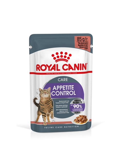 ROYAL CANIN APETITE CONTROLL ESTERILIZADO GRAVY | SAQUETA - 85gr - RC1466000