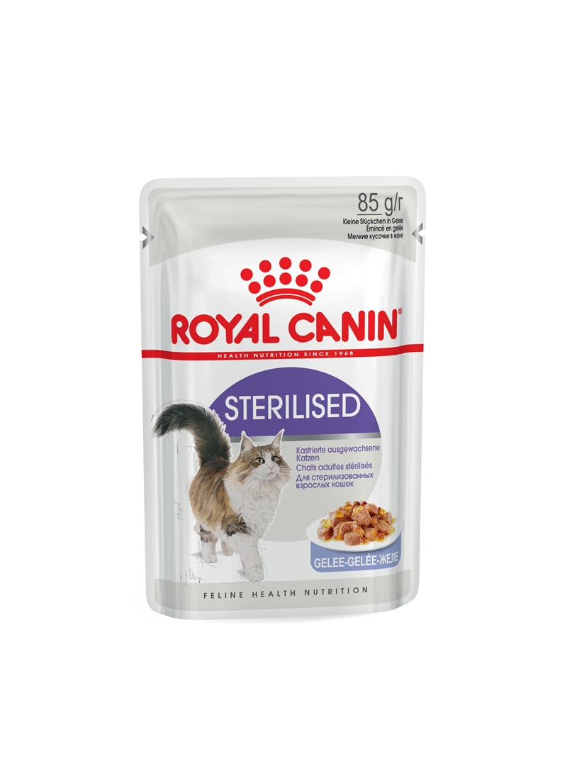 ROYAL CANIN STERILISED - JELLY - 85gr - RCSTER85 ROYAL CANIN STERILISED - JELLY - 85gr - RCSTER85