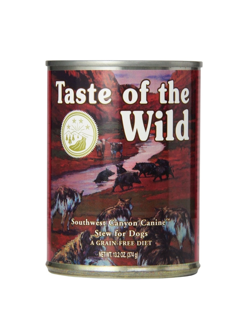 TASTE OF THE WILD DOG SOUTHWEST CANYON VACA - LATA - 390gr - TW1177059